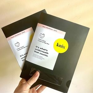 NEW Knix Cotton Modal Super Leakproof High Rise Underwear, Set of 2